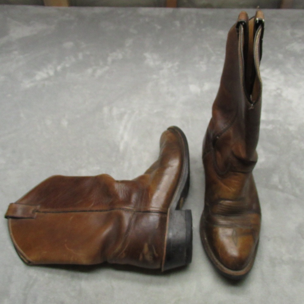 Chippewa Men 9.5D Apache Boot Br Apache Leather 12" Western Wellington 29305 USA